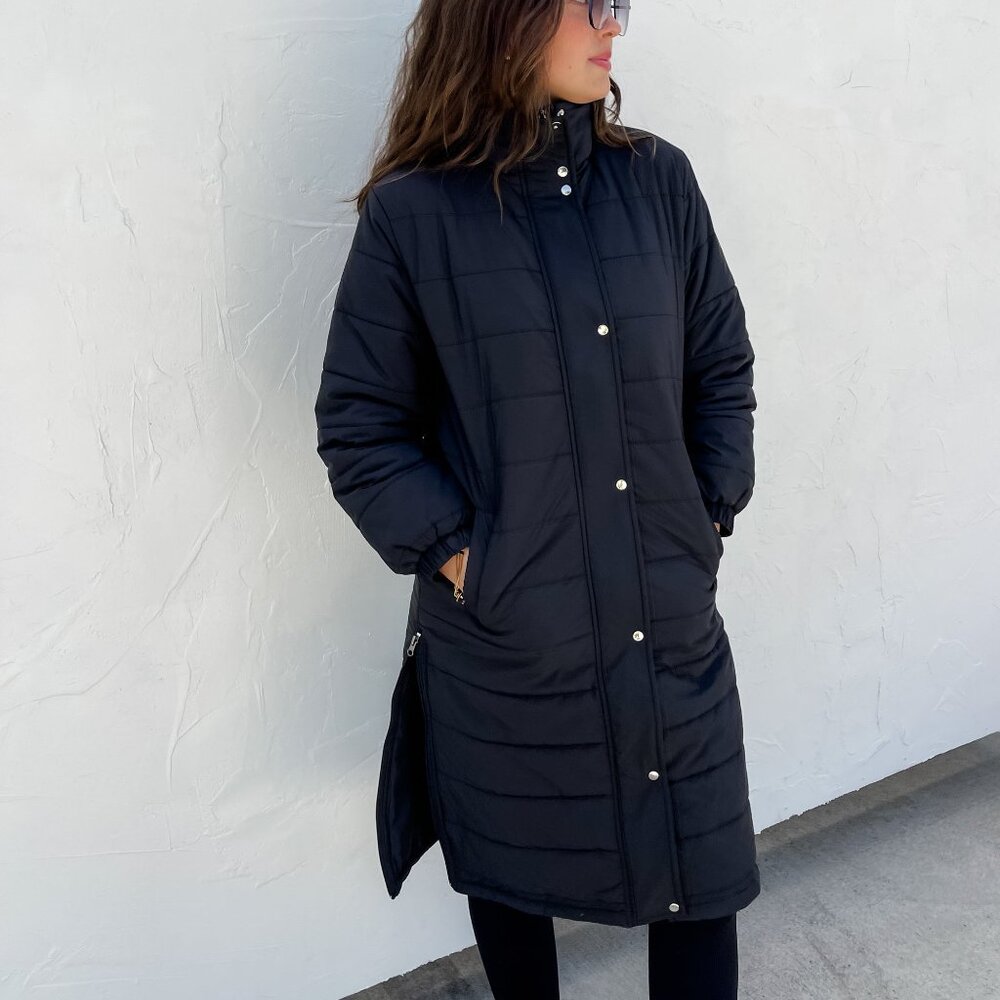 NWT Blakeley Lennon Long Black Puffer Jacket